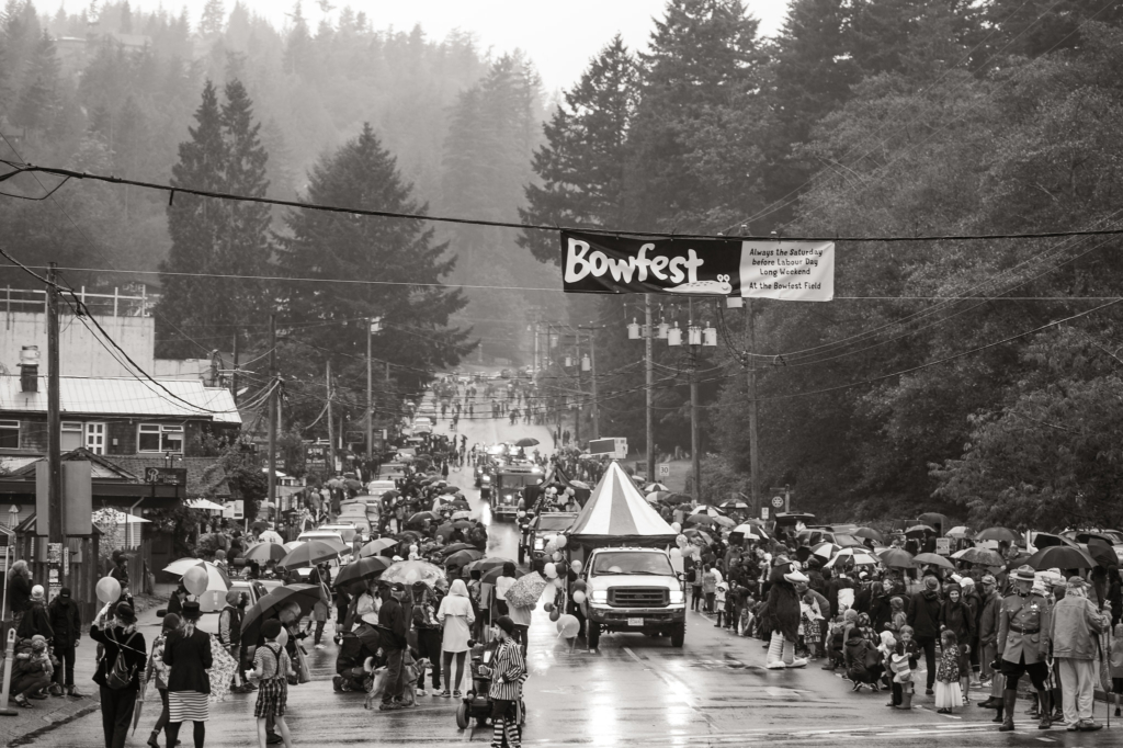We have roots on Bowen Island, and every year participate in the annual end of summer festival “Bowfest”…